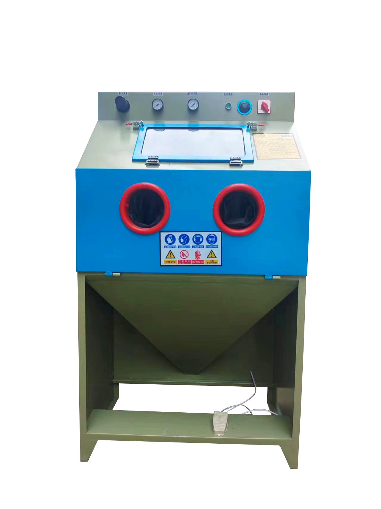 BHPS-9060E-手动普压式喷砂机